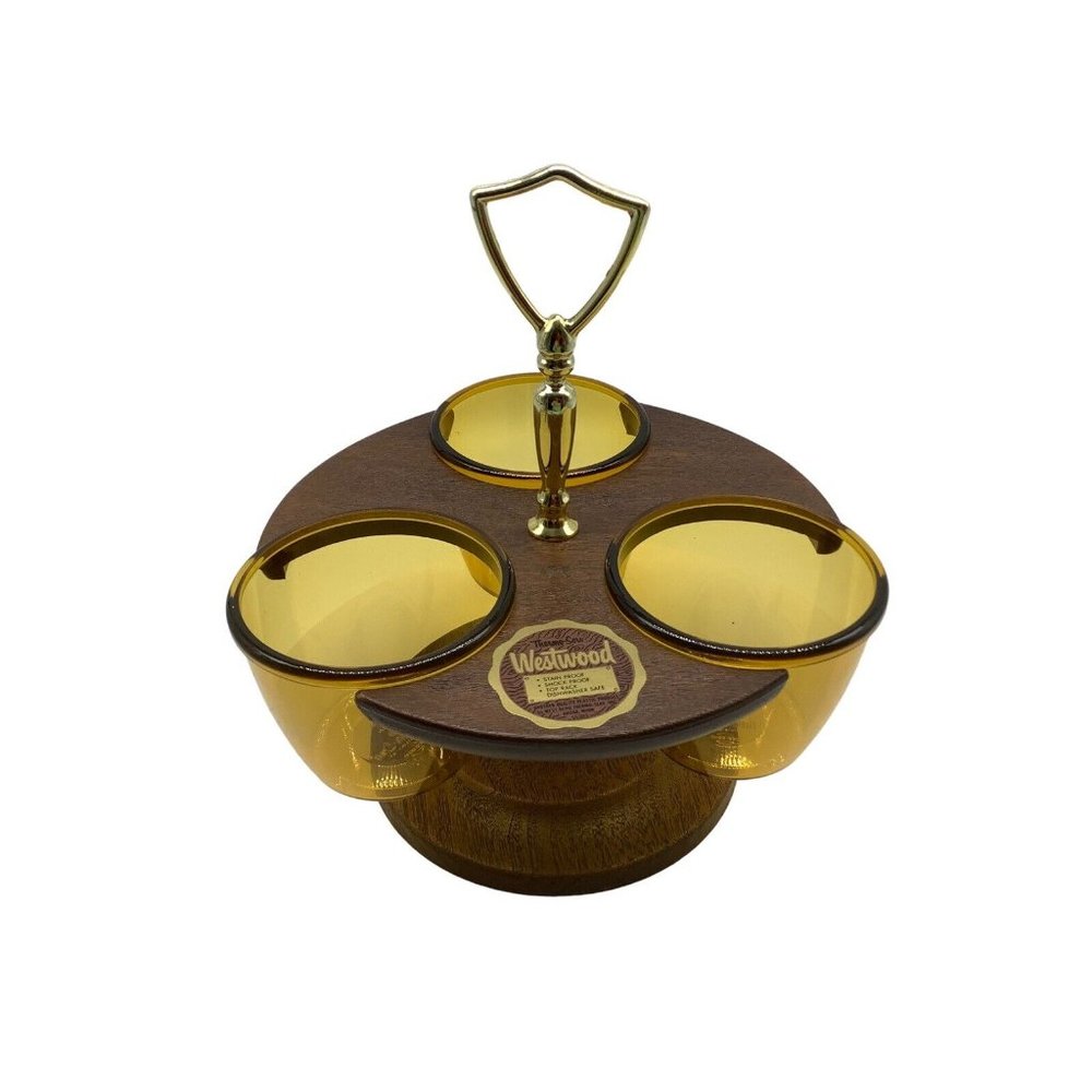 Vintage Thermo-Serve Westwood Condiment/Relish Dish